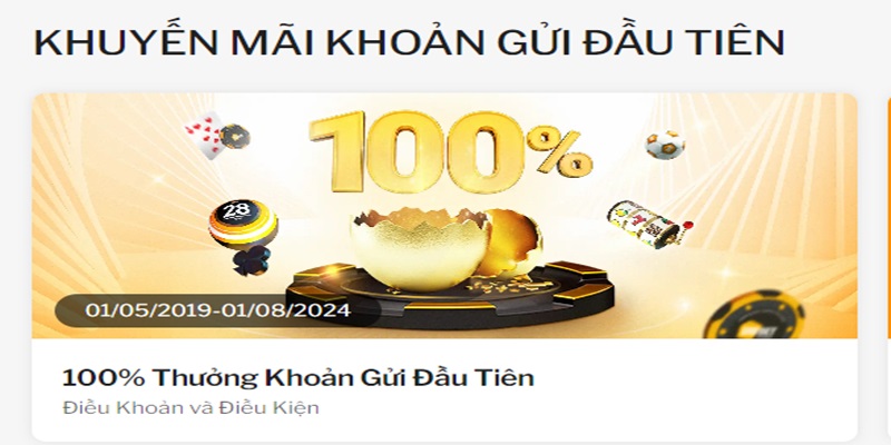 Khuyến mãi nạp đầu cho tân binh 188BET